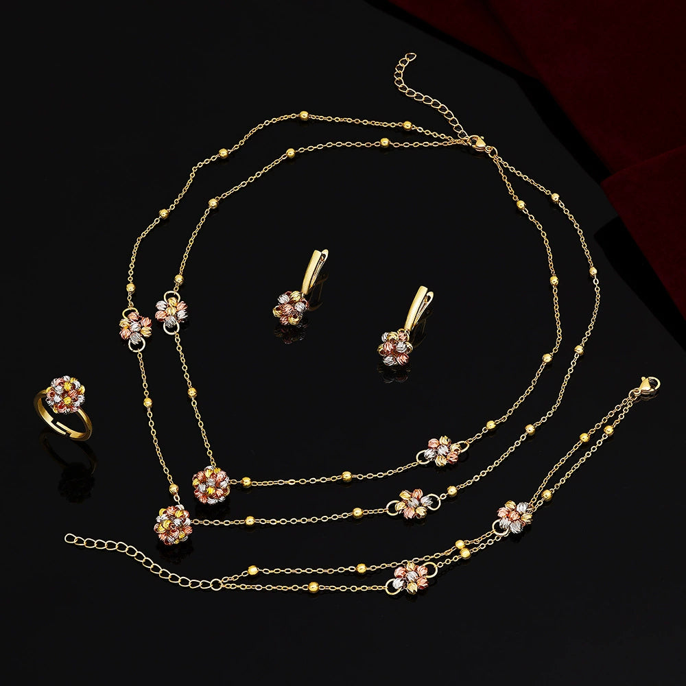 Alevirra Gora Jewelry Set | Alloy with Cubic Zirconia