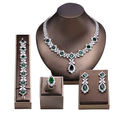 Alevirra Gira Jewelry Set | Alloy with Cubic Zirconia