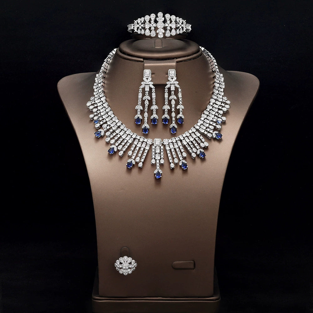 Alevirra Riva Jewelry Set | Alloy with Cubic Zirconia