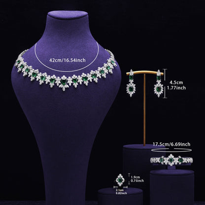 Alevirra Tira Jewelry Set | Alloy with Cubic Zirconia