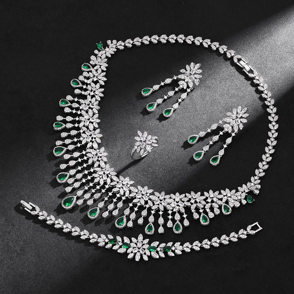 Alevirra Eira Jewelry Set | Alloy with Cubic Zirconia