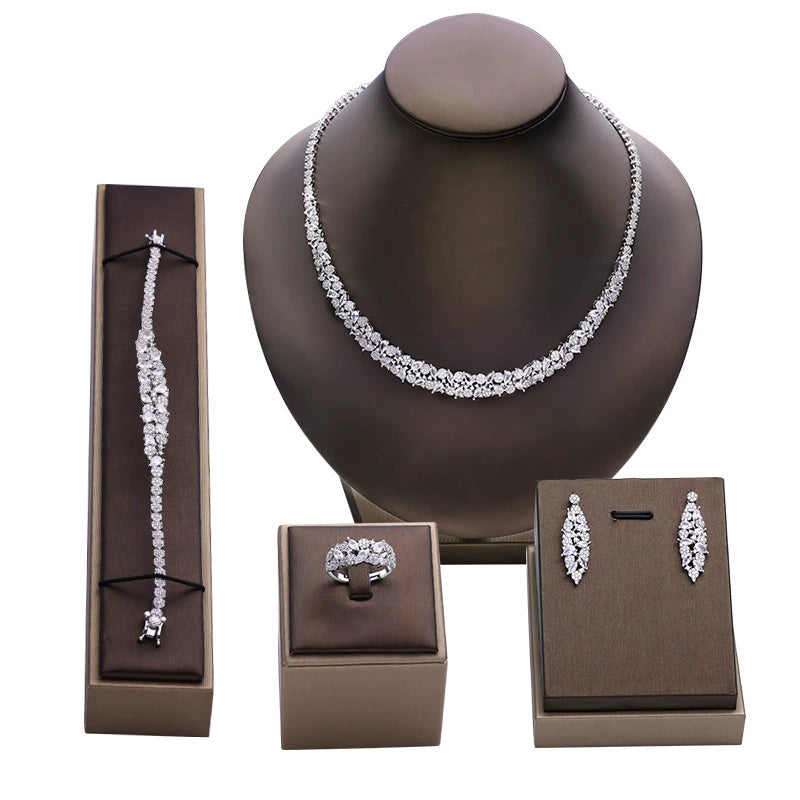 Alevirra Veyra Jewelry Set | Alloy with Cubic Zirconia