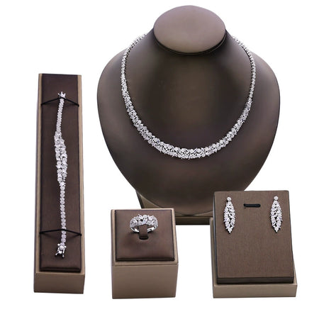 Alevirra Veyra Jewelry Set | Alloy with Cubic Zirconia