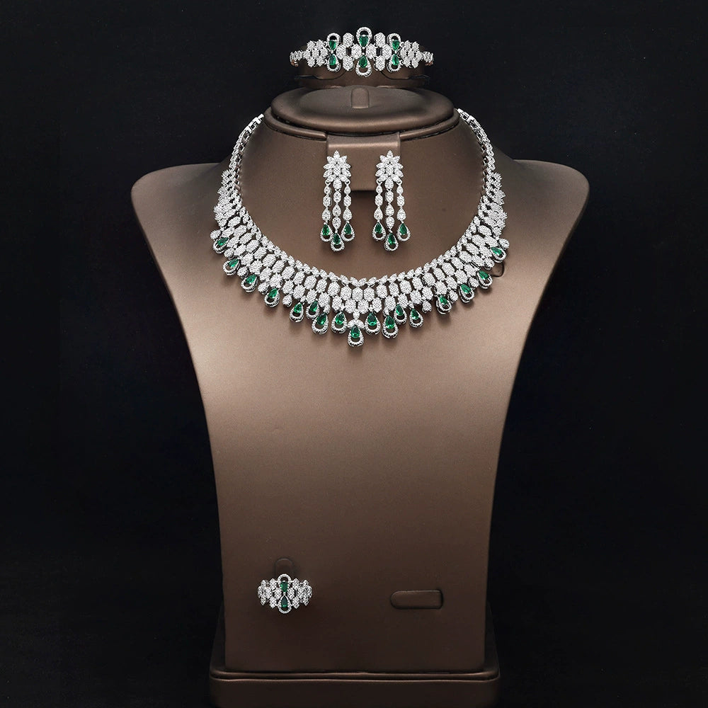Alevirra Faye Jewelry Set | Alloy with Cubic Zirconia