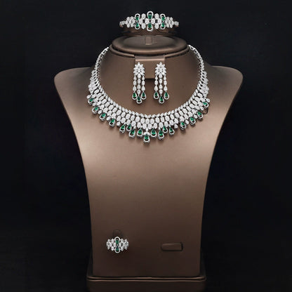 Alevirra Faye Jewelry Set | Alloy with Cubic Zirconia