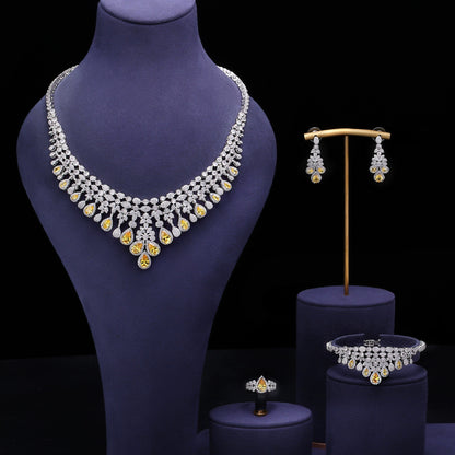 Alevirra Miro Jewelry Set | Alloy with Cubic Zirconia
