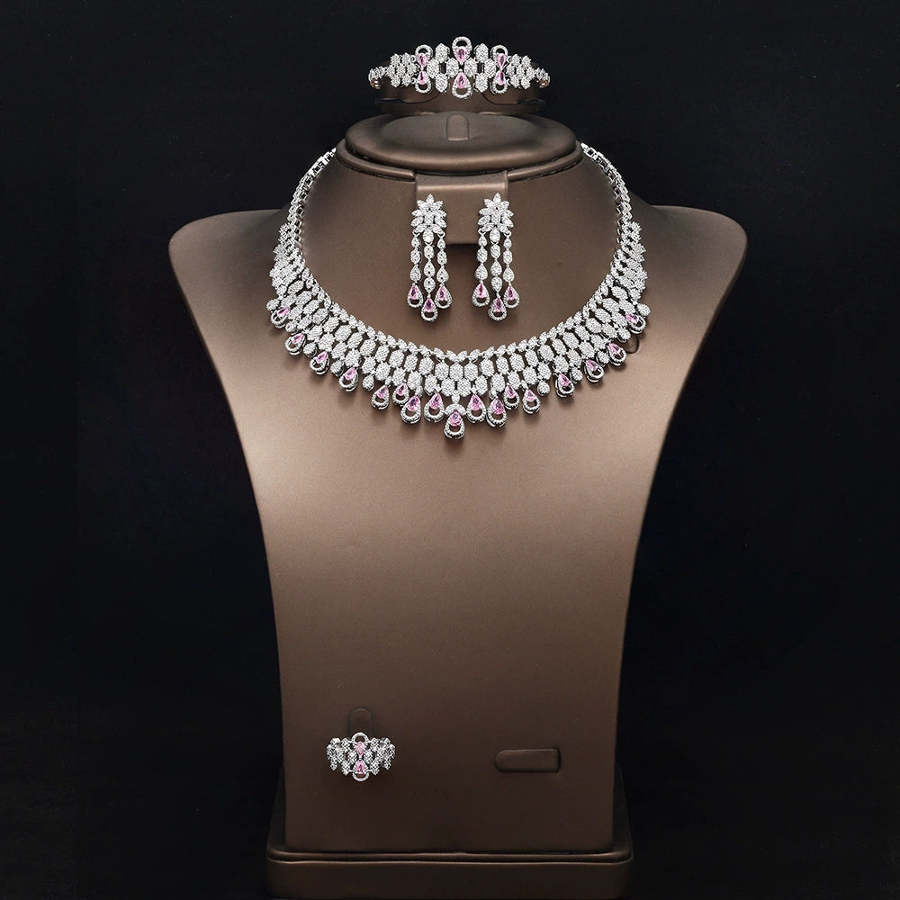 Alevirra Faye Jewelry Set | Alloy with Cubic Zirconia