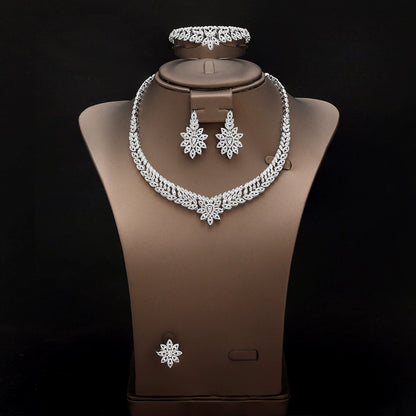 Alevirra Sira Jewelry Set | Alloy with Cubic Zirconia