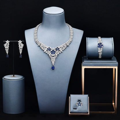 Alevirra Elara Jewelry Set | Alloy with Cubic Zirconia