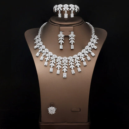 Alevirra Vira Jewelry Set | Alloy with Cubic Zirconia