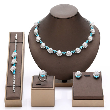 Alevirra Xira Jewelry Set | Alloy with Cubic Zirconia
