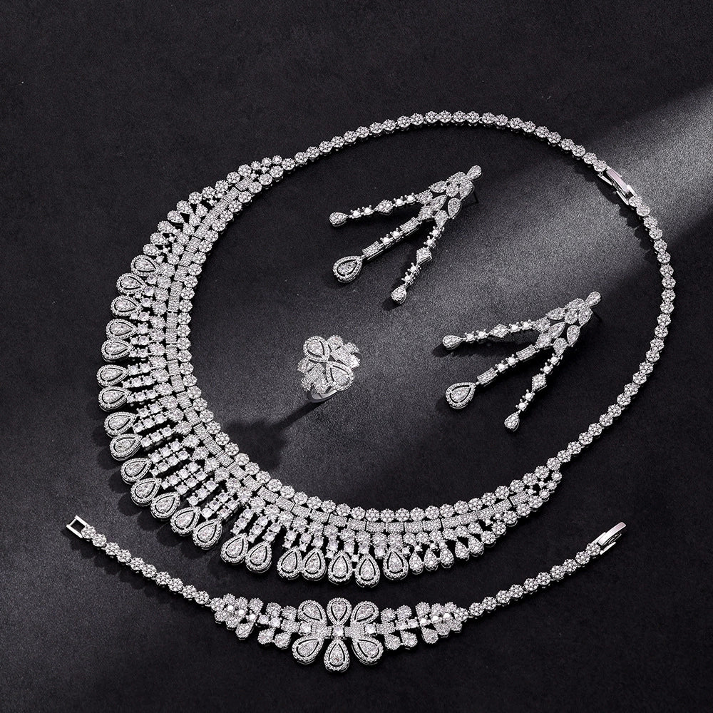 Alevirra Xena Jewelry Set | Alloy with Cubic Zirconia