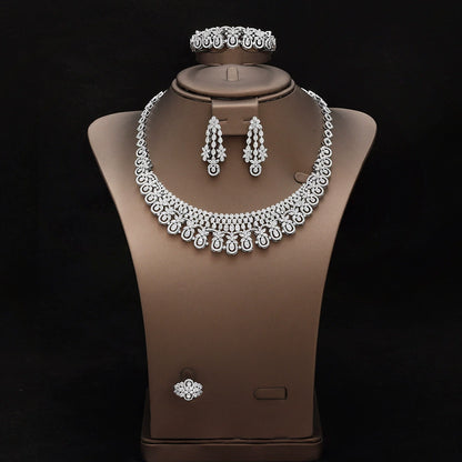 Alevirra Ura Jewelry Set | Alloy with Cubic Zirconia