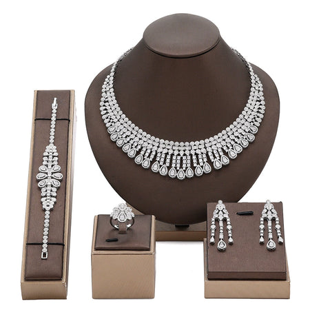 Alevirra Xena Jewelry Set | Alloy with Cubic Zirconia