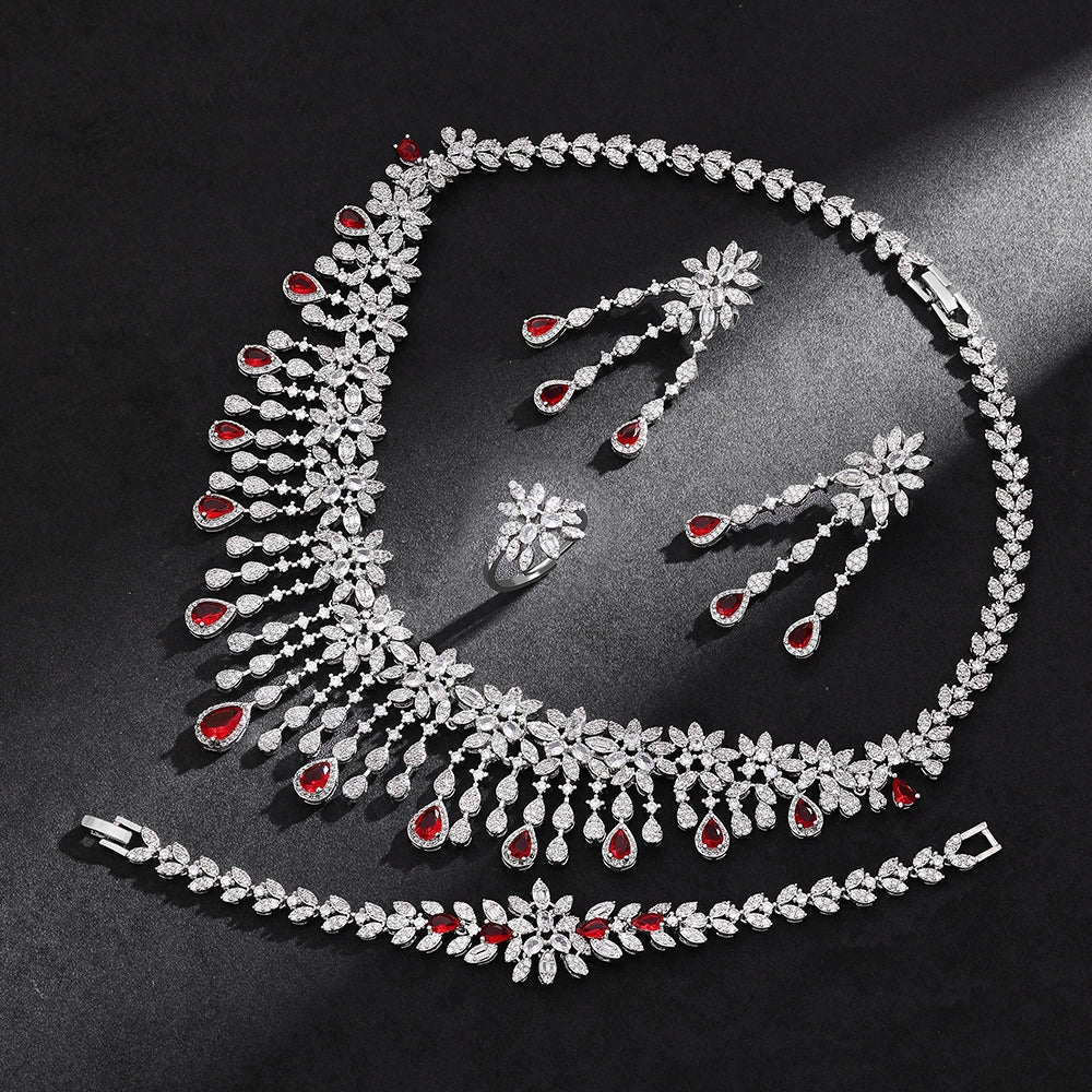 Alevirra Eira Jewelry Set | Alloy with Cubic Zirconia