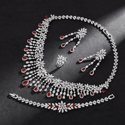 Alevirra Eira Jewelry Set | Alloy with Cubic Zirconia