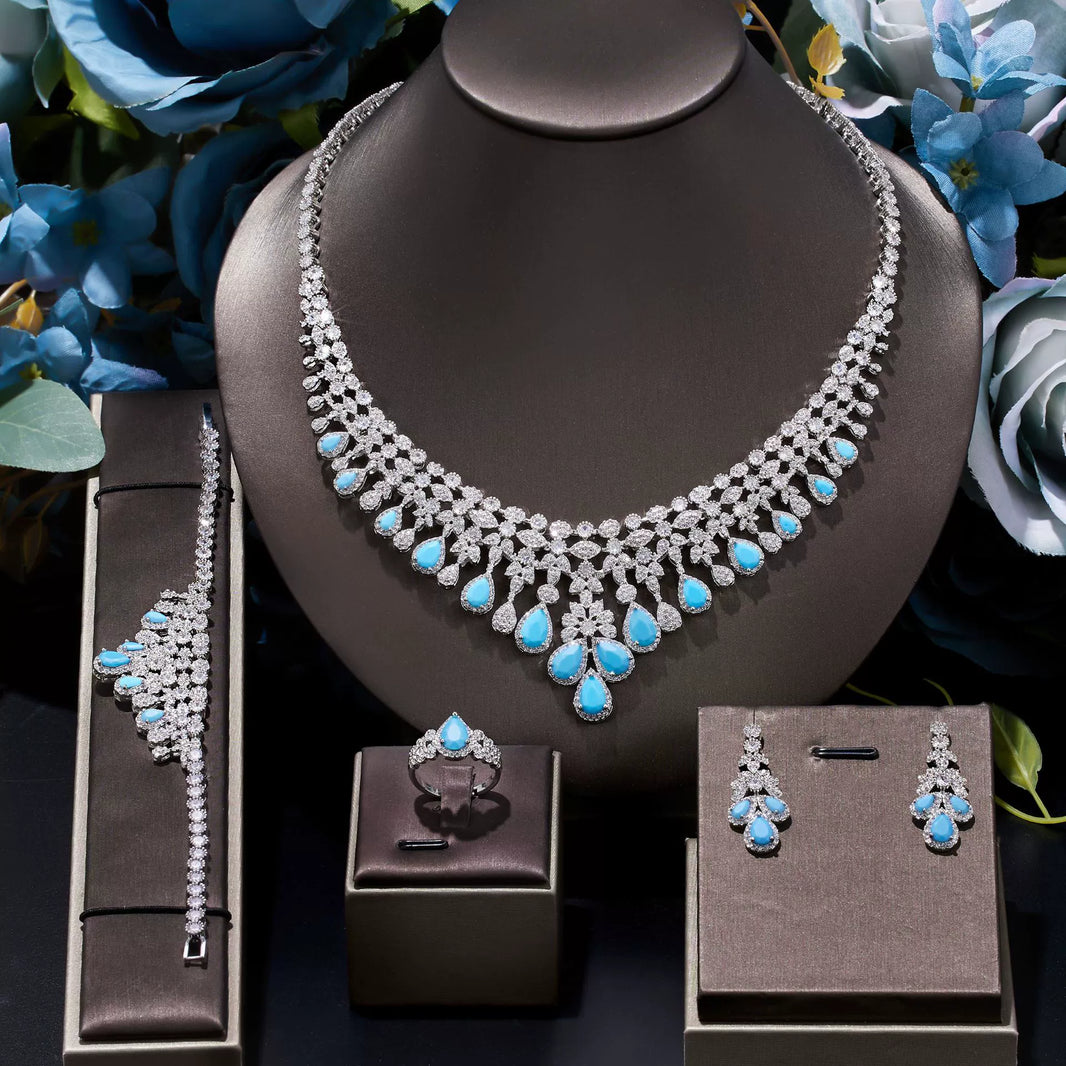 Alevirra Miro Jewelry Set | Alloy with Cubic Zirconia