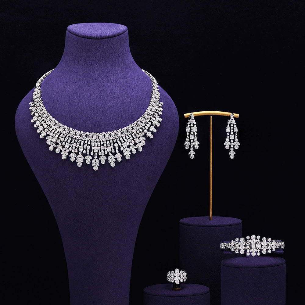 Alevirra Maya Jewelry Set | Alloy with Cubic Zirconia