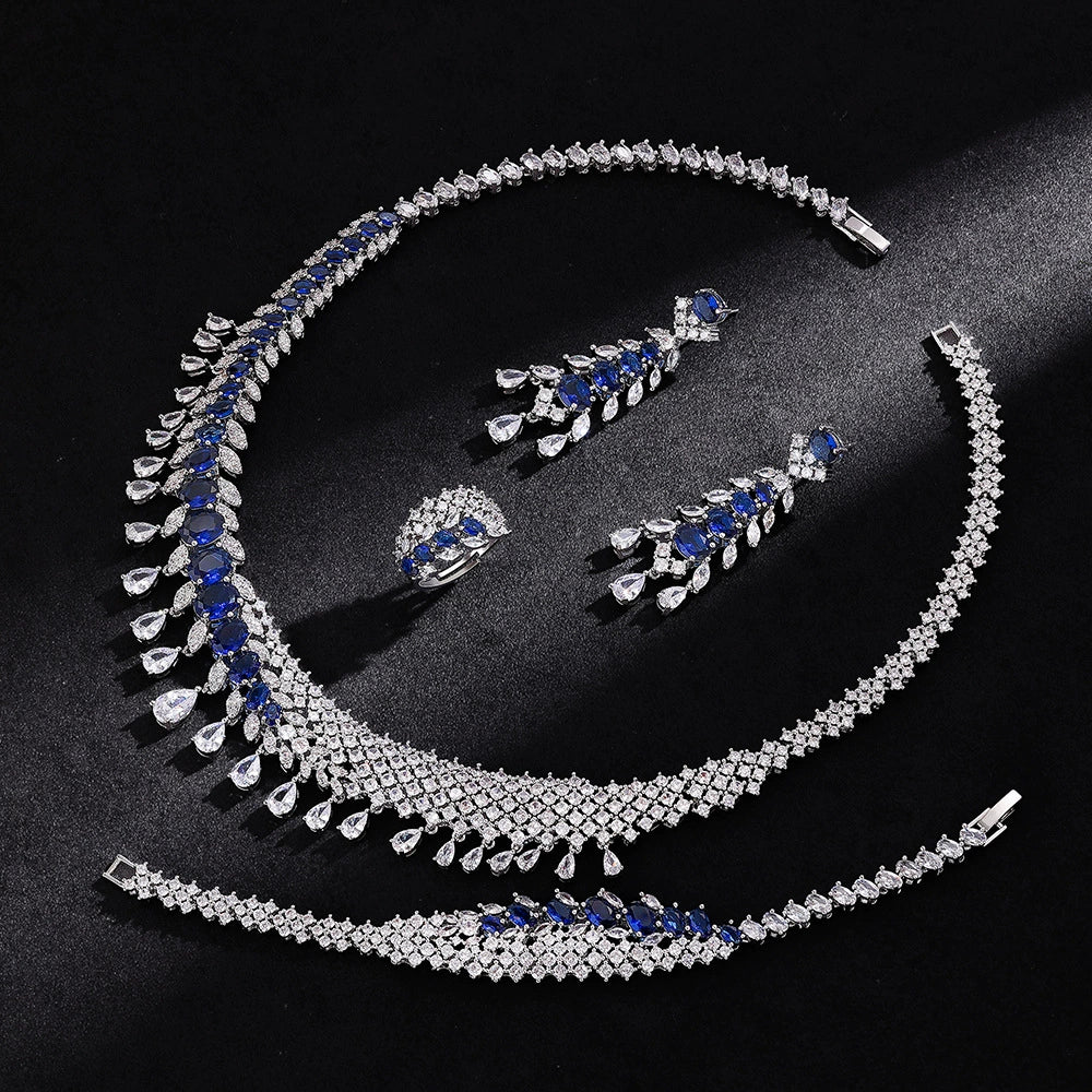 Alevirra Mera Jewelry Set | Alloy with Cubic Zirconia