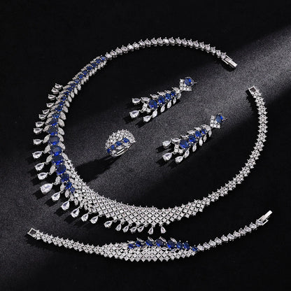 Alevirra Mera Jewelry Set | Alloy with Cubic Zirconia