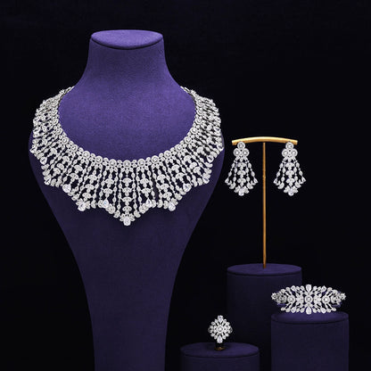 Alevirra Oria Jewelry Set | Alloy with Cubic Zirconia