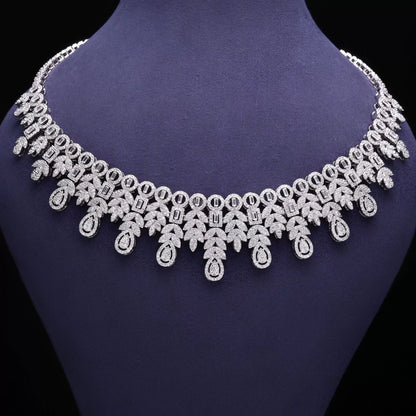 Alevirra Hira Jewelry Set | Alloy with Cubic Zirconia