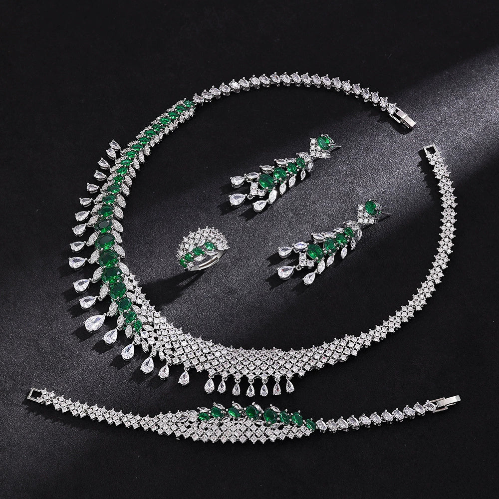 Alevirra Mera Jewelry Set | Alloy with Cubic Zirconia