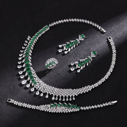 Alevirra Mera Jewelry Set | Alloy with Cubic Zirconia