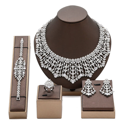 Alevirra Oria Jewelry Set | Alloy with Cubic Zirconia