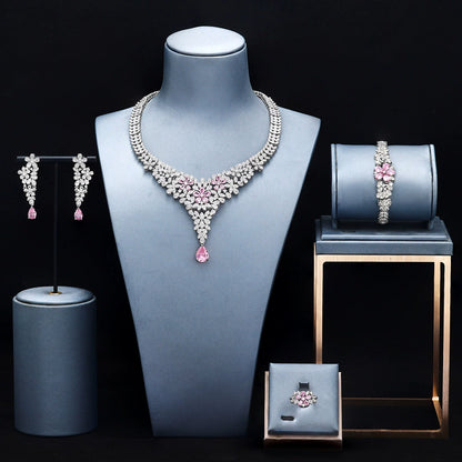 Alevirra Elara Jewelry Set | Alloy with Cubic Zirconia