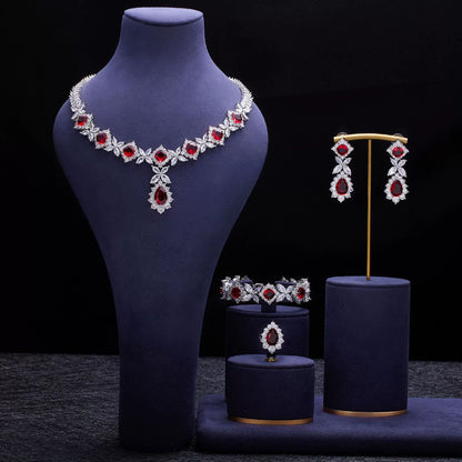 Alevirra Gira Jewelry Set | Alloy with Cubic Zirconia