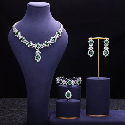 Alevirra Gira Jewelry Set | Alloy with Cubic Zirconia