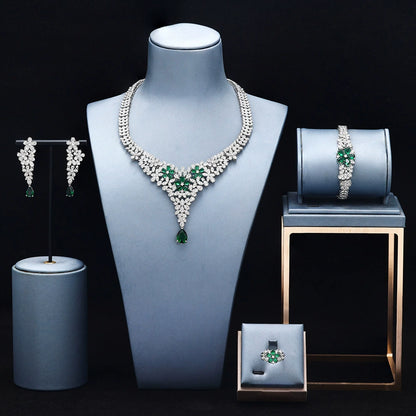 Alevirra Elara Jewelry Set | Alloy with Cubic Zirconia