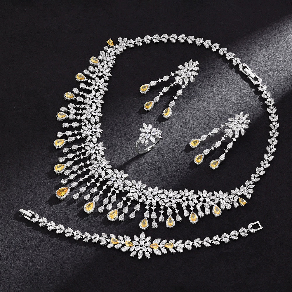 Alevirra Eira Jewelry Set | Alloy with Cubic Zirconia