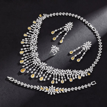Alevirra Eira Jewelry Set | Alloy with Cubic Zirconia