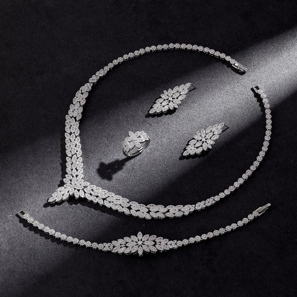Alevirra Bria Jewelry Set | Alloy with Cubic Zirconia