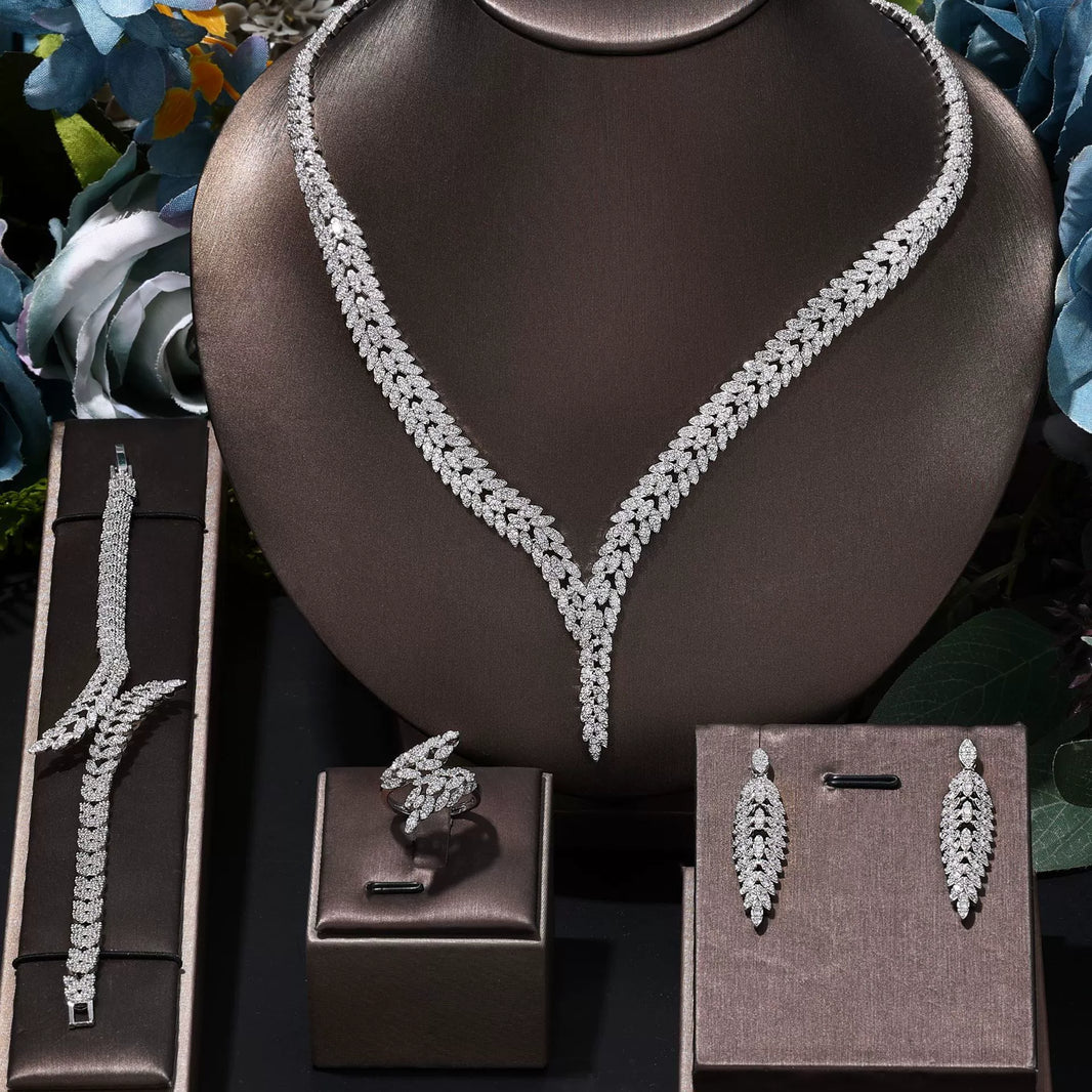 Alevirra Zora Jewelry Set | Alloy with Cubic Zirconia