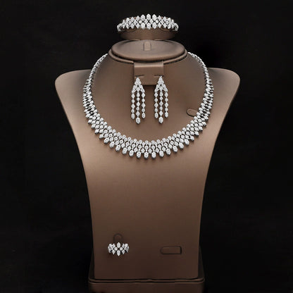Alevirra Yena Jewelry Set | Alloy with Cubic Zirconia