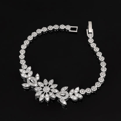 Alevirra Ena Jewelry Set | Alloy with Cubic Zirconia