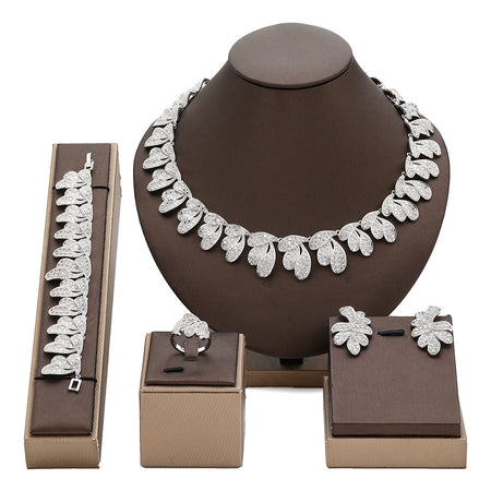 Alevirra Nora Jewelry Set | Alloy with Cubic Zirconia