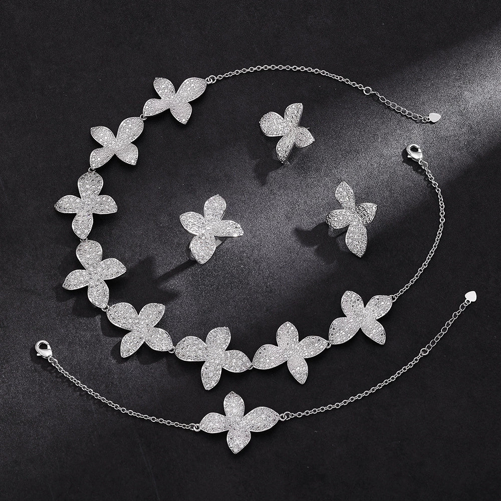 Alevirra Zira Jewelry Set | Alloy with Cubic Zirconia