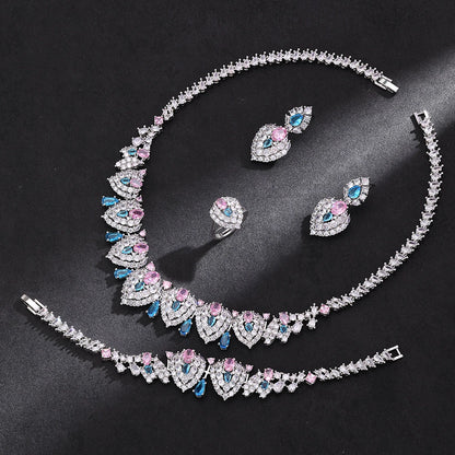 Alevirra Yara Jewelry Set | Alloy with Cubic Zirconia
