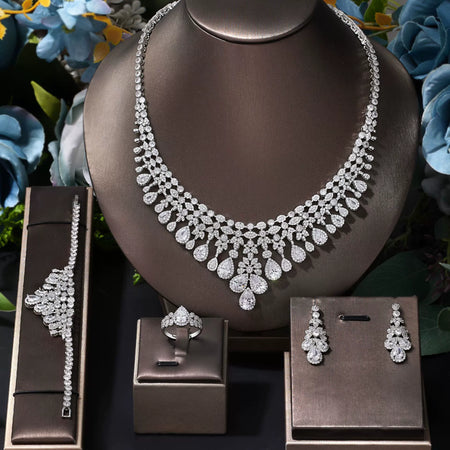 Alevirra Miro Jewelry Set | Alloy with Cubic Zirconia
