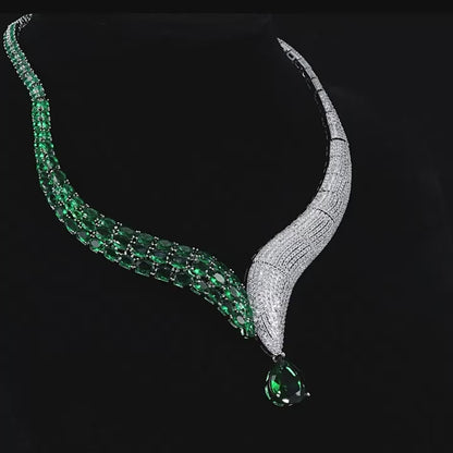 Alevirra Nira Jewelry Set | Alloy with Cubic Zirconia