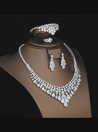 Alevirra Miro Jewelry Set | Alloy with Cubic Zirconia
