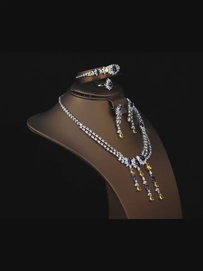 Alevirra Lirah Jewelry Set | Alloy with Cubic Zirconia