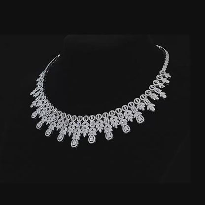 Alevirra Hira Jewelry Set | Alloy with Cubic Zirconia