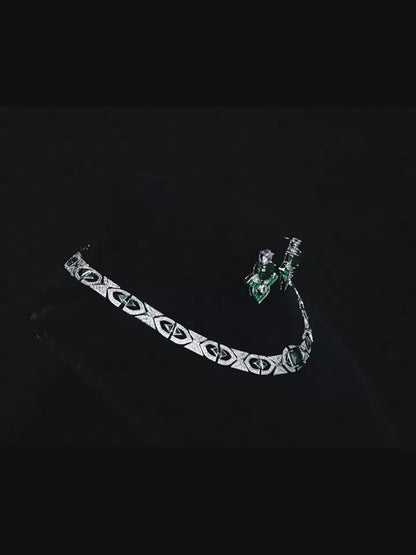 Alevirra Una Jewelry Set | Alloy with Cubic Zirconia