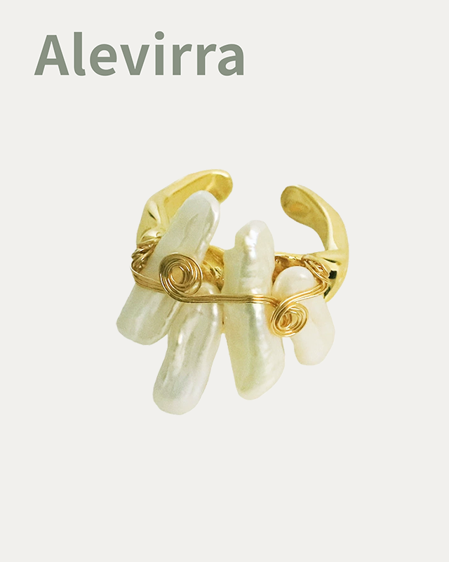 Baroque Pearl Woven Ring