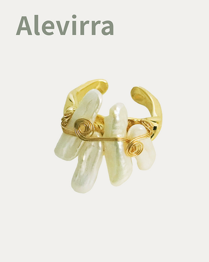 Baroque Pearl Woven Ring